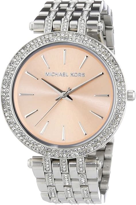 michael kors darci silver watch mk3218|Michael Kors Darci Glitz Silver Toned Stainless Steel Wrist .